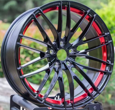 FELGA 17X7.5 5X112 ET35 66.5 BLACK+UC_RED AUDI_FBX001-7