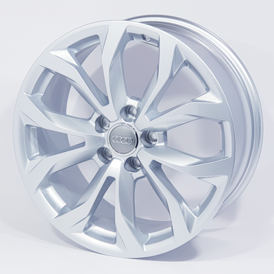 FELGA 18X8 5X112 ET39 66.45 SILVER AUDI FBX249-8