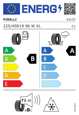 Pirelli 225/45R19 96W CINTURATO ALL SEASON SF3 XL TL PIRELLI