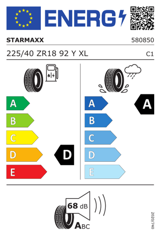 Starmaxx 225/40R18 92Y DYNAMIX SPORT XL TL STARMAXX